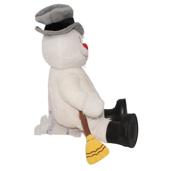 Build A Bear Workshop Frosty The Snowman 18" Plush w/ Hat Broom Boots Stuffed - Picture 7 of 13
